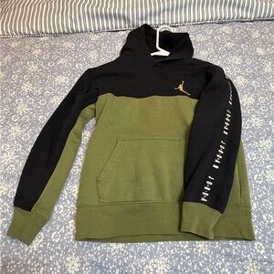 Boy’s Jordan Black Hoodie with Gold Logo